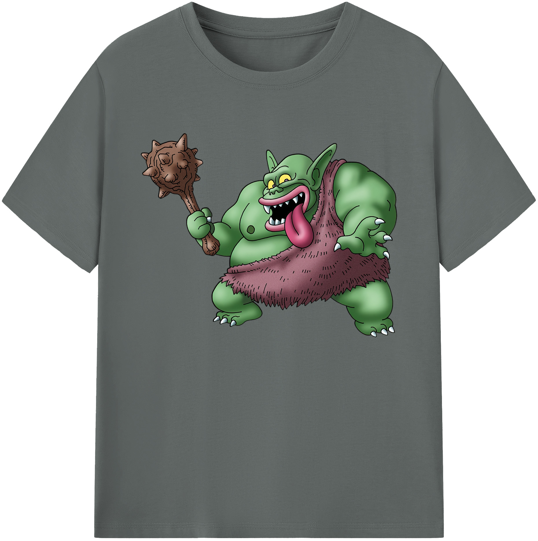 （画像用） ドラゴンクエスト Doragon Kuesuto Dragon Quest 綿100％ メンズ半袖Tシャツ｜肌触りやわらか＆通気性